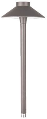 WAC Mini Tiki 15" High Bronze LED Landscape Path Light