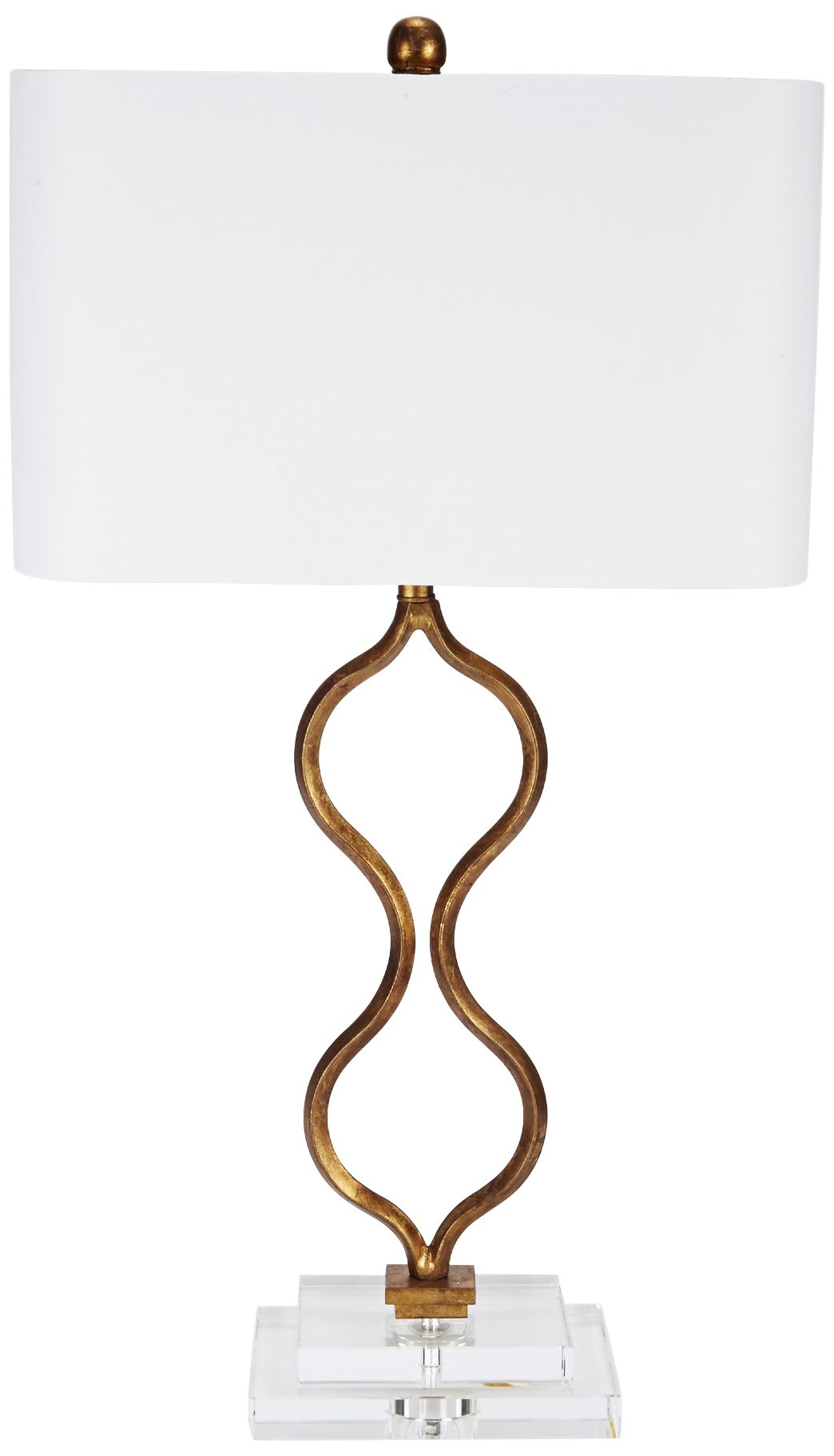 Antique Golden Curve Metal Table Lamp 75M09 Lamps Plus