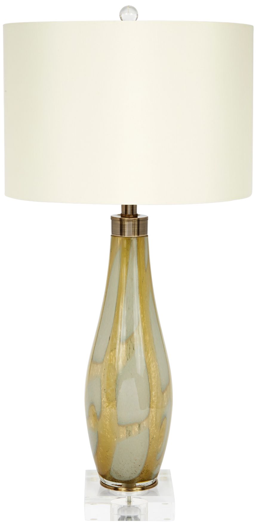 glass vase table lamp