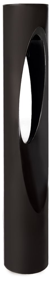 WAC Scoop 30" High Black 277V LED Landscape Bollard Light