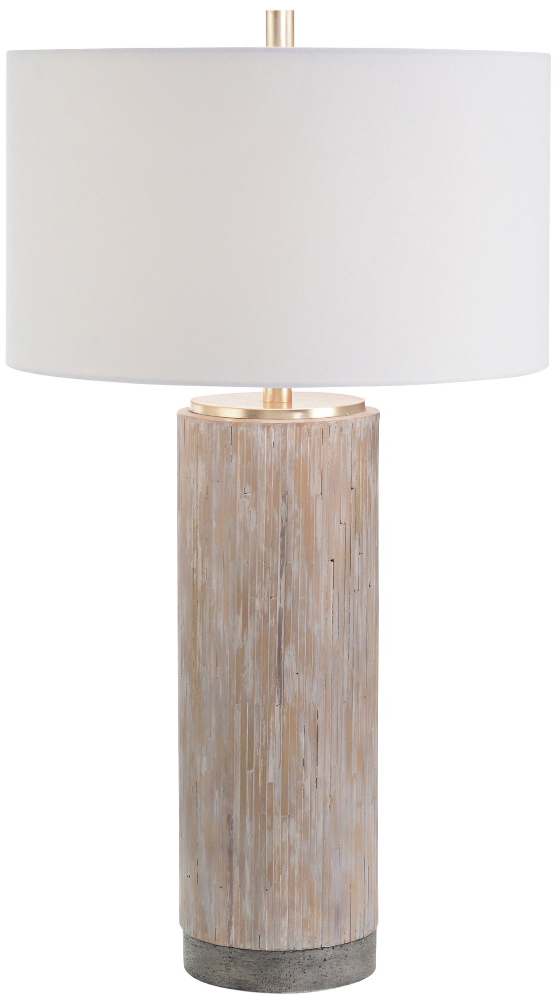 John Richard Concrete Cast Column Table Lamp
