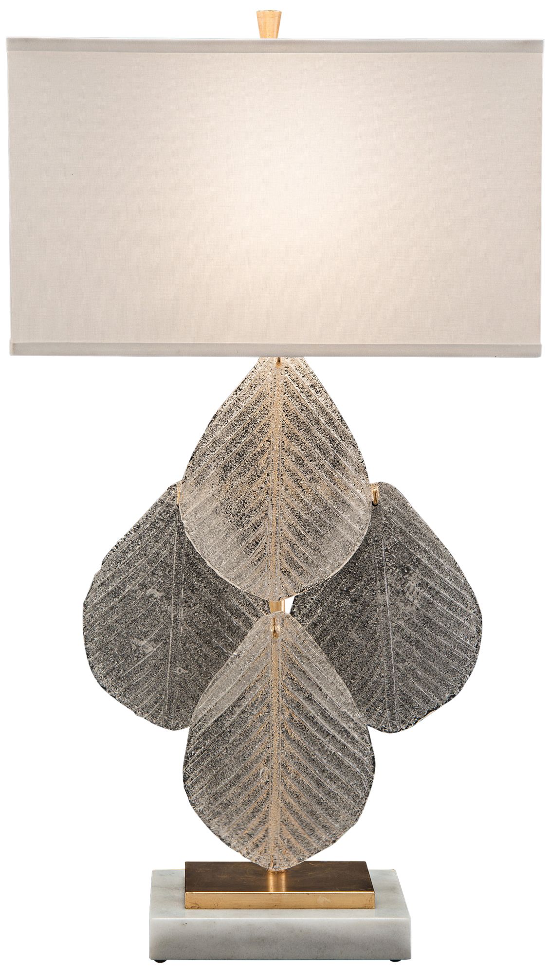 John Richard Antique Gold Leaf Glass Petal Table Lamp 75M54 Lamps Plus