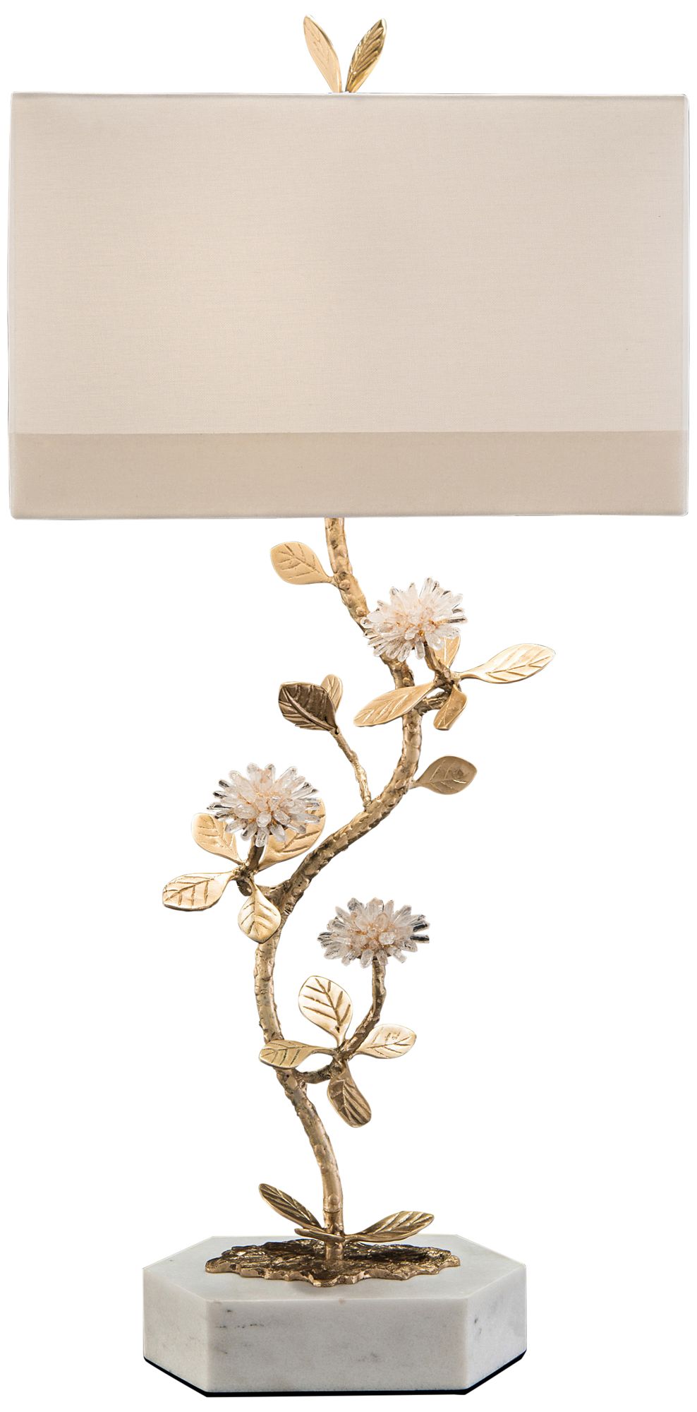 flower table lamp