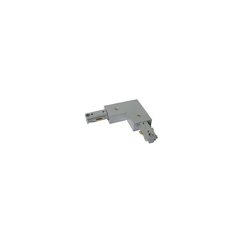 Silver Finish Halo Compatible L-Shaped Track Connector