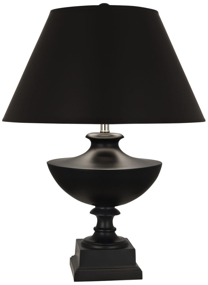 Robert Abbey Freya Matte Black Accent Table Lamp
