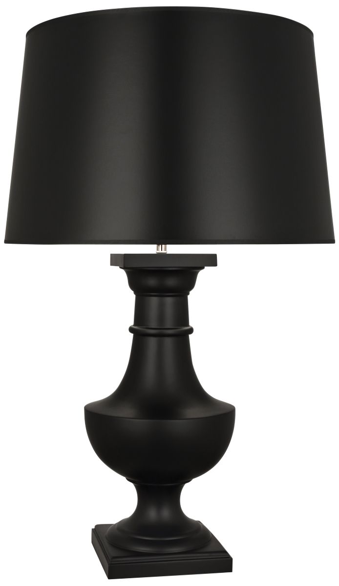 Robert Abbey Bronte Matte Black Urn Table Lamp