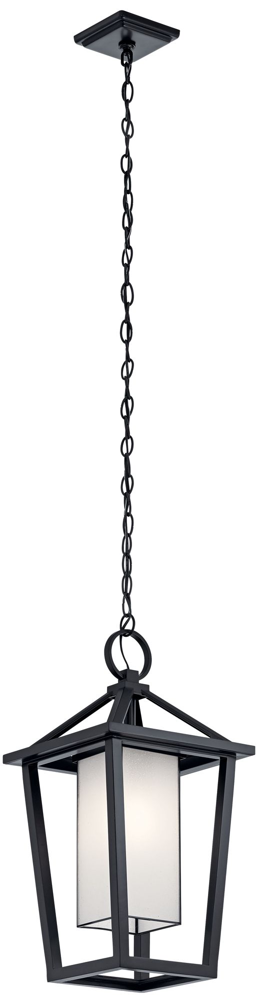 Kichler Pai 24" High Black Open Cage Outdoor Hanging Light