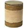 Saint Bart's 14" Wide Corn Straw Rope and Seagrass Side Table
