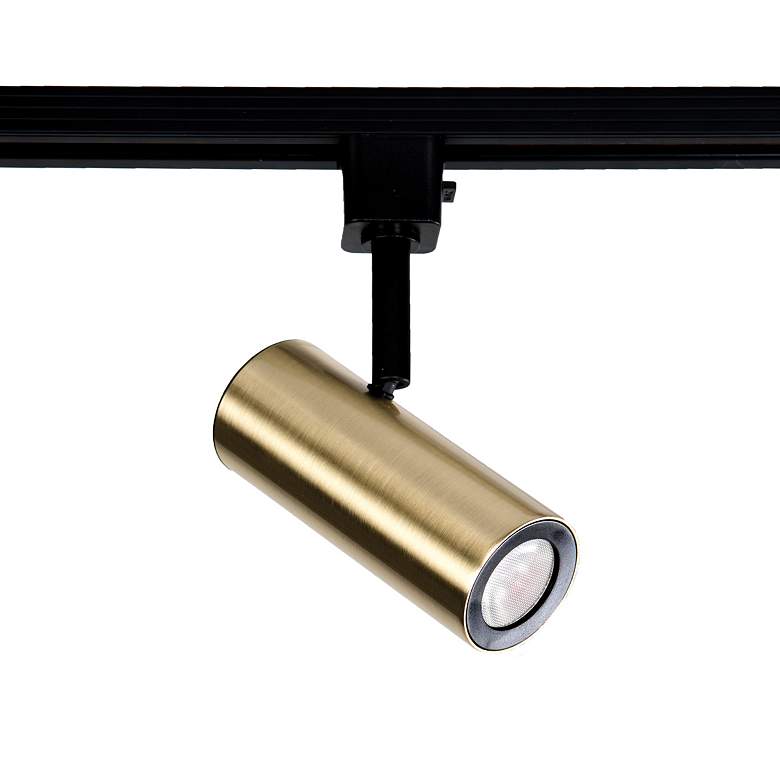 WAC Silo Brushed Brass 10W LED Track Head for Juno Systems
