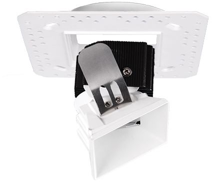 Aether 3 1/2" Square White LED Adjustable Trimless Downlight