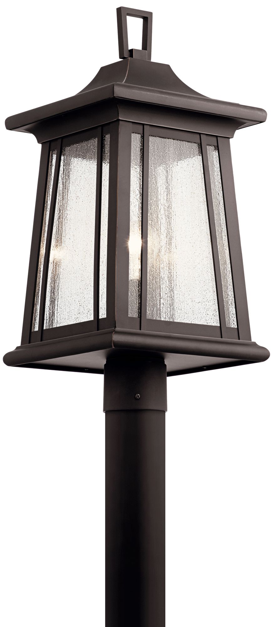 Kichler Taden 21 1/2" High Rubbed Bronze Outdoor Post Light