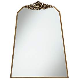 Morrey 25 3/4&quot; x 34 1/4&quot; Crown Top Angled Wall Mirror