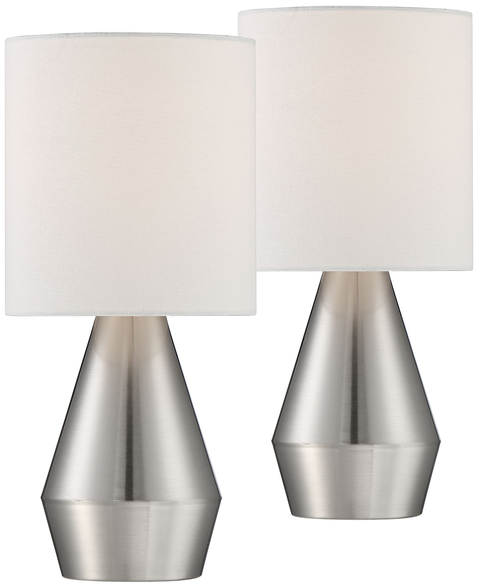 table lamps brushed nickel finish