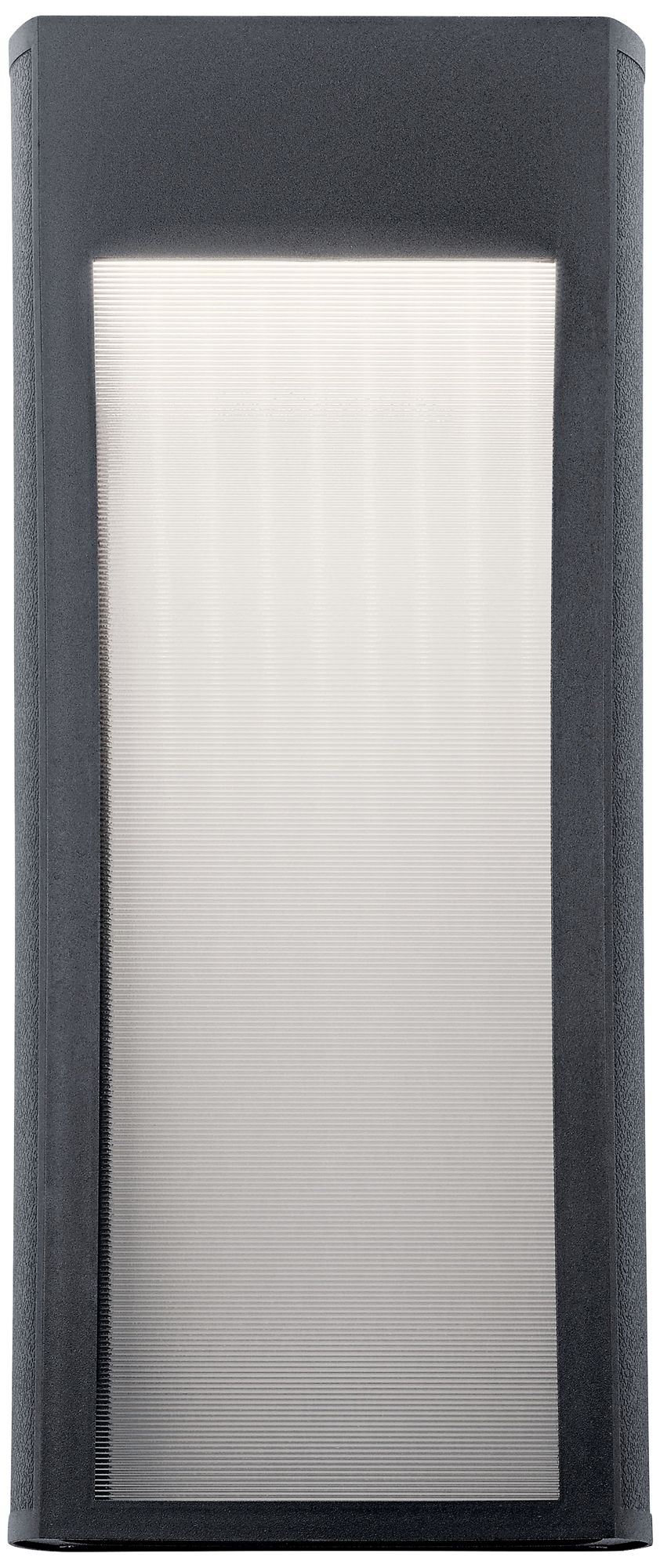 Kichler Ryo 20 3/4"H Textured Black LED Outdoor Wall Light