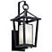 Kichler Pai 17 1/4" High Black Open Cage Outdoor Wall Light