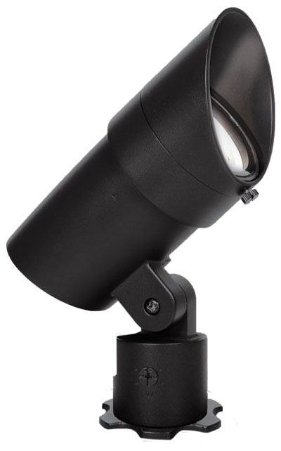 WAC Grand Accent 7 1/4" High Black 120V LED Spot Light