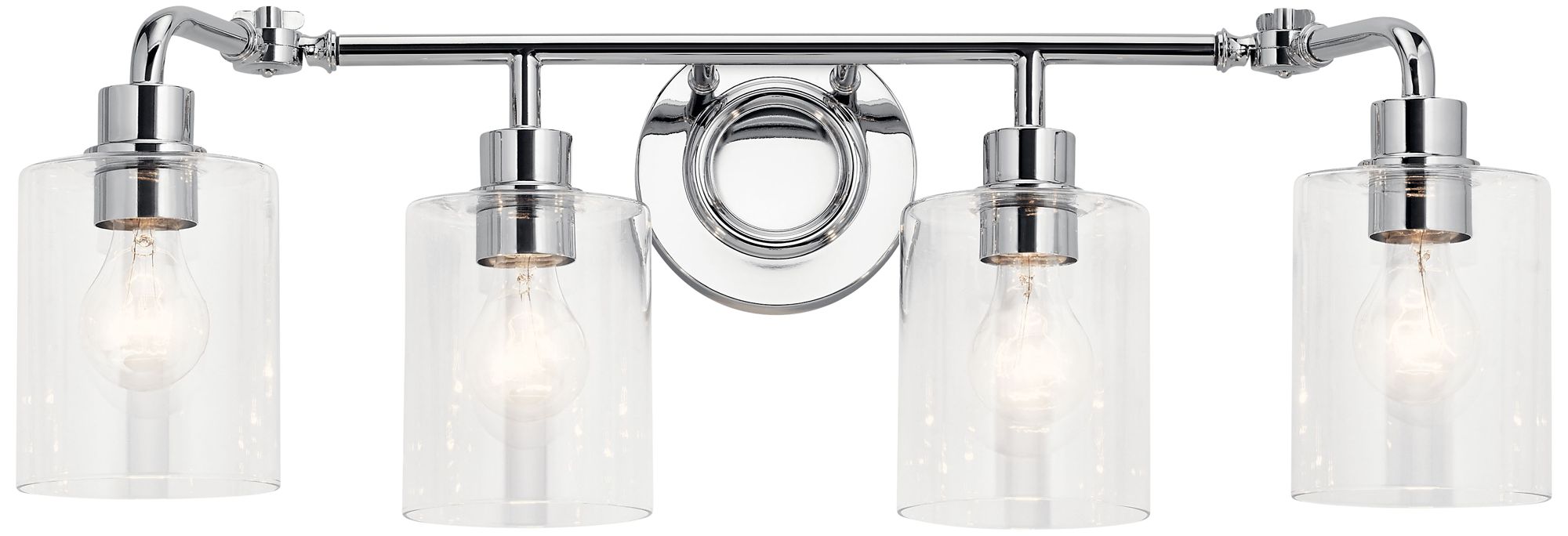 Kichler Gunnison 33 3/4" Wide Chrome 4-Light Bath Light