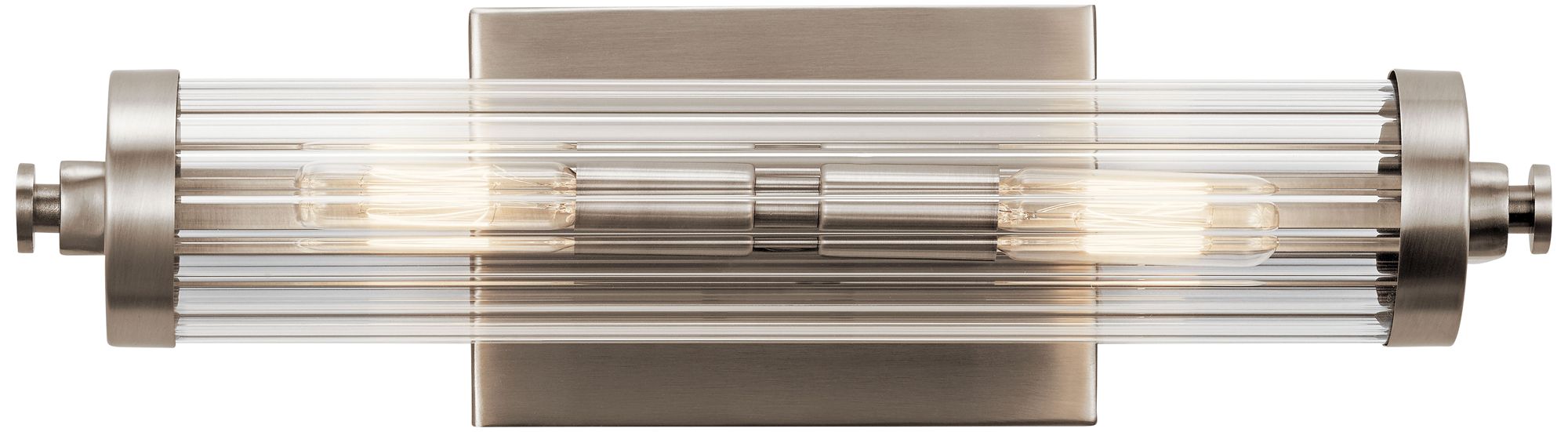 Kichler Azores 16" Wide Classic Pewter 2-Light Bath Light