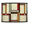 Modern Squares Giclee Lamp Shade 13.5x13.5x10 (Spider)