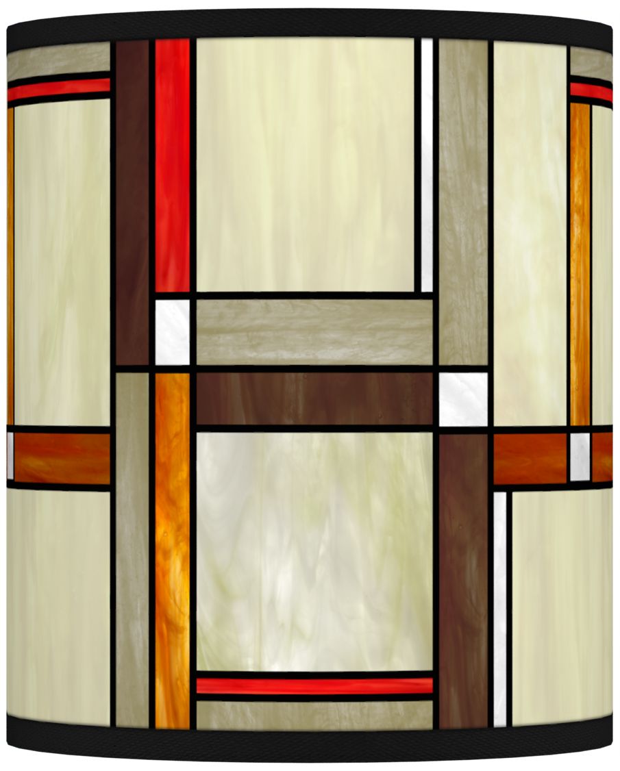 Modern Squares Giclee Shade 10x10x12 (Spider)