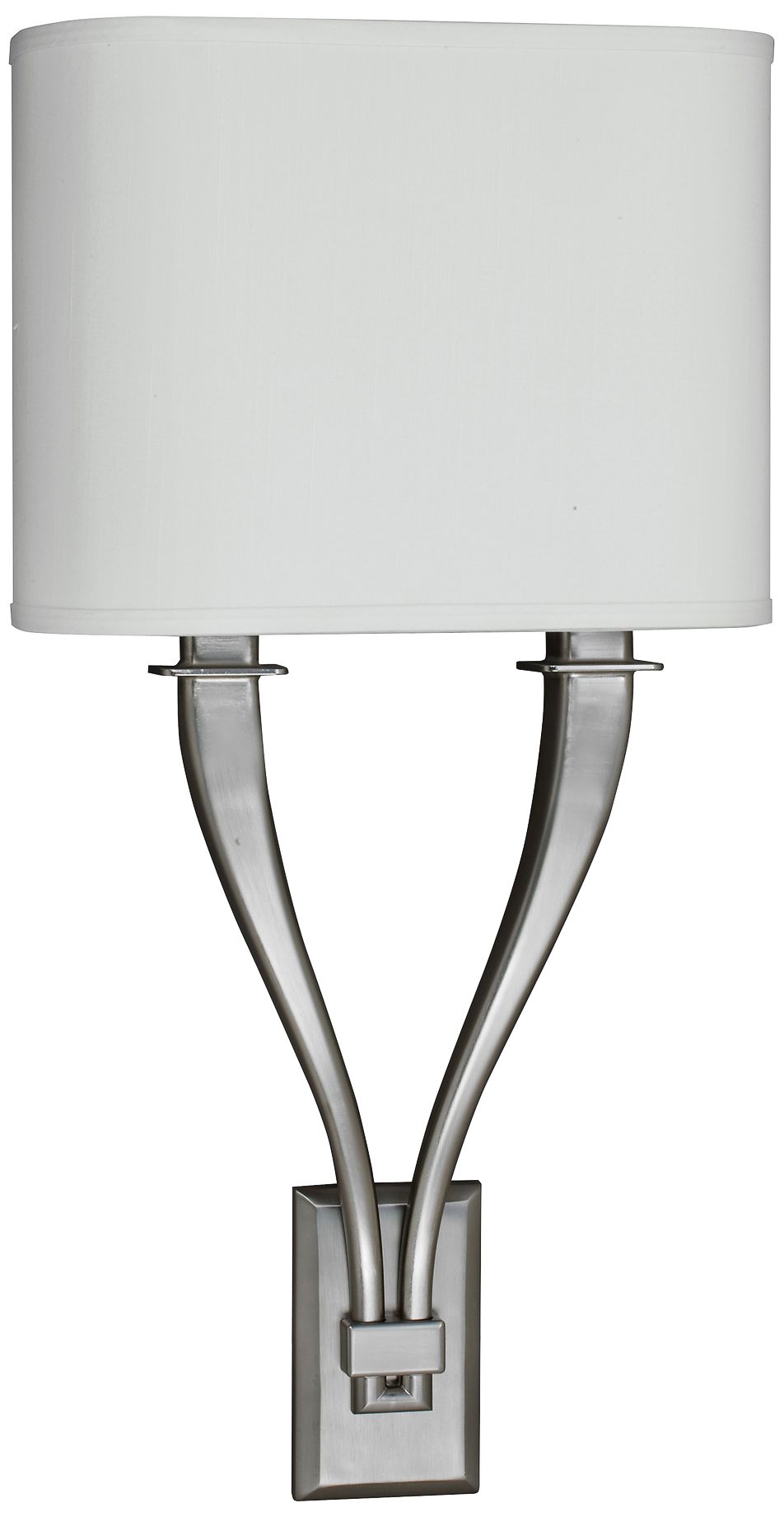 Tory 22 3/4" High Satin Nickel 2-Arm LED Wall Sconce