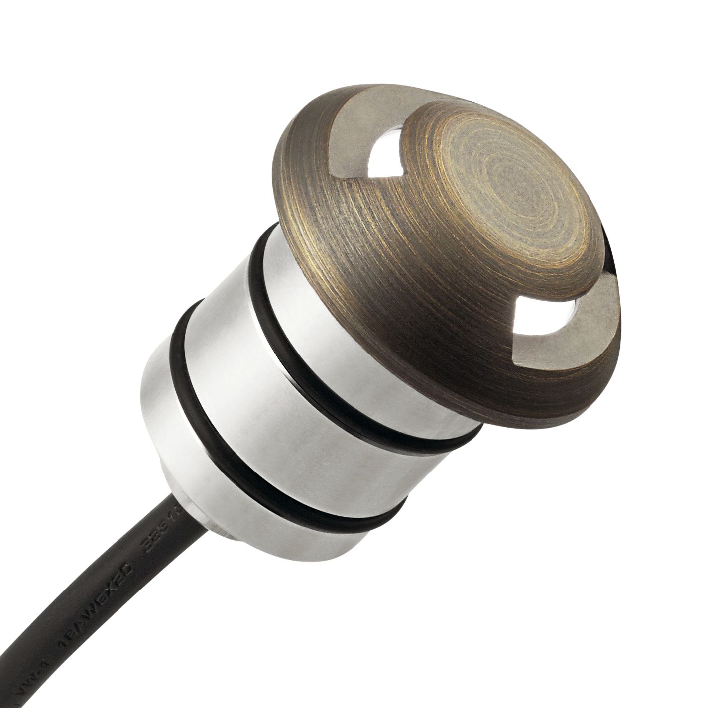 Mini All-Purpose Brass Steel LED 2-Way In-Ground Light