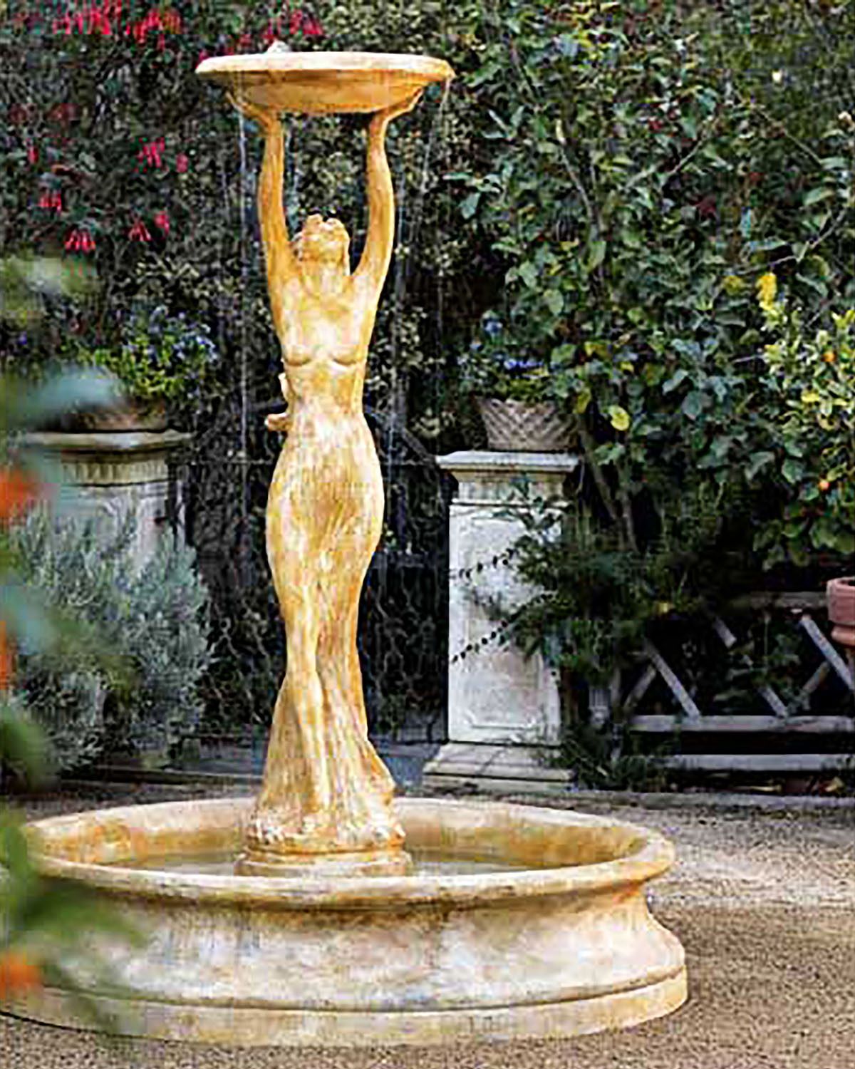Cecilia 72" High Pompeii Venus Outdoor Garden Fountain
