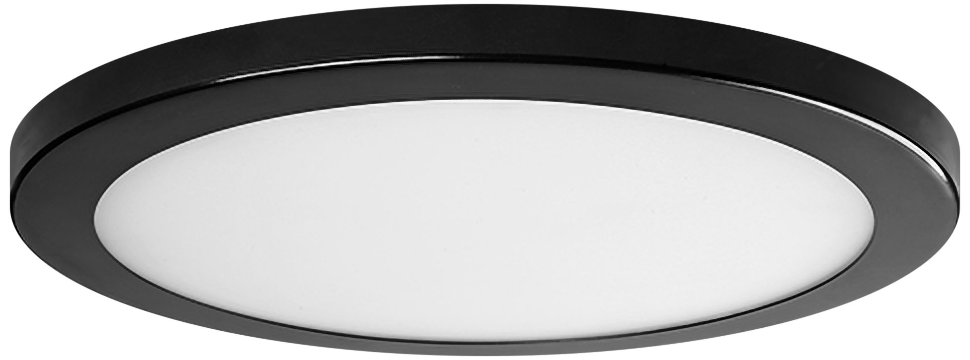 Platter 15" Round Bronze LED Outdoor Ceiling Light w/ Remote