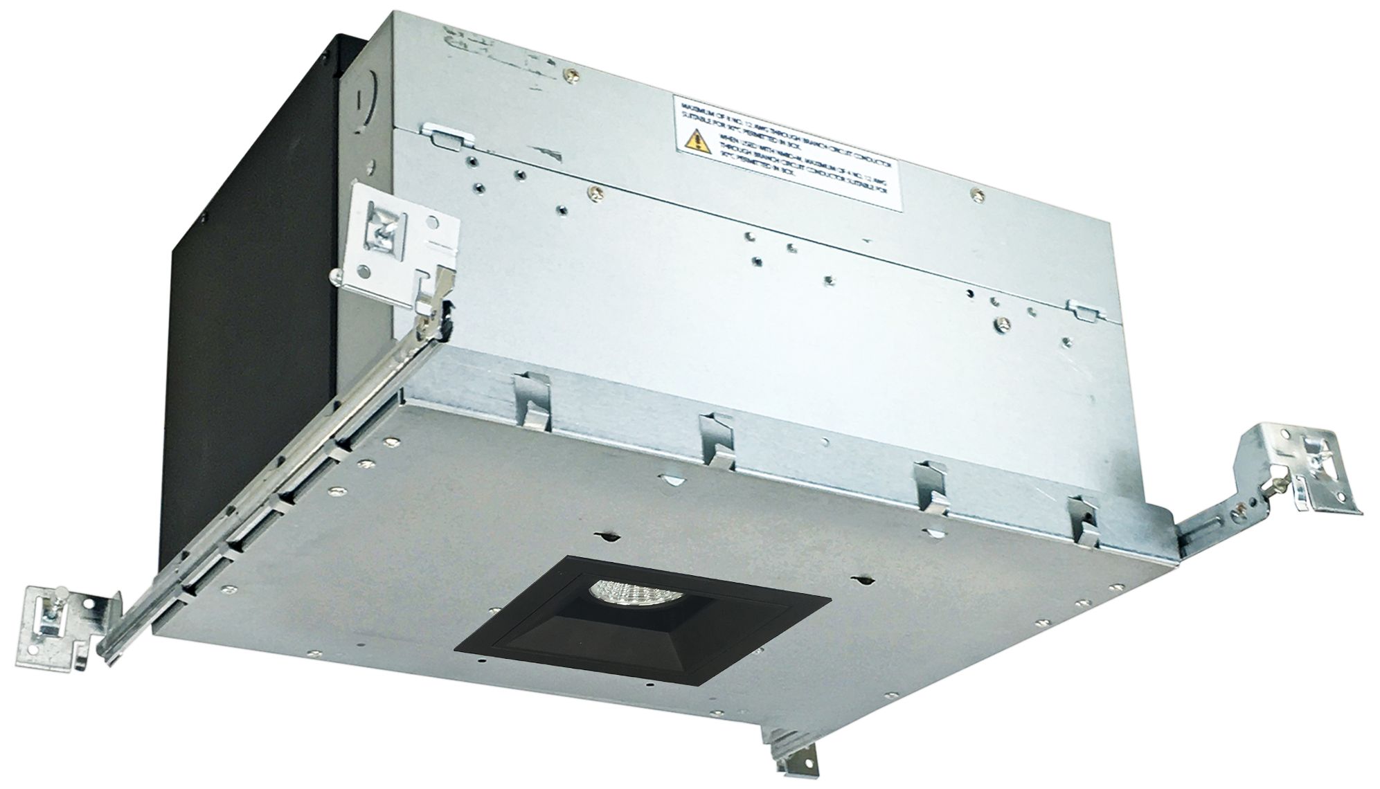 Iolite 4" Black 1-Head 1000 Lumen LED Fixed Recessed Kit