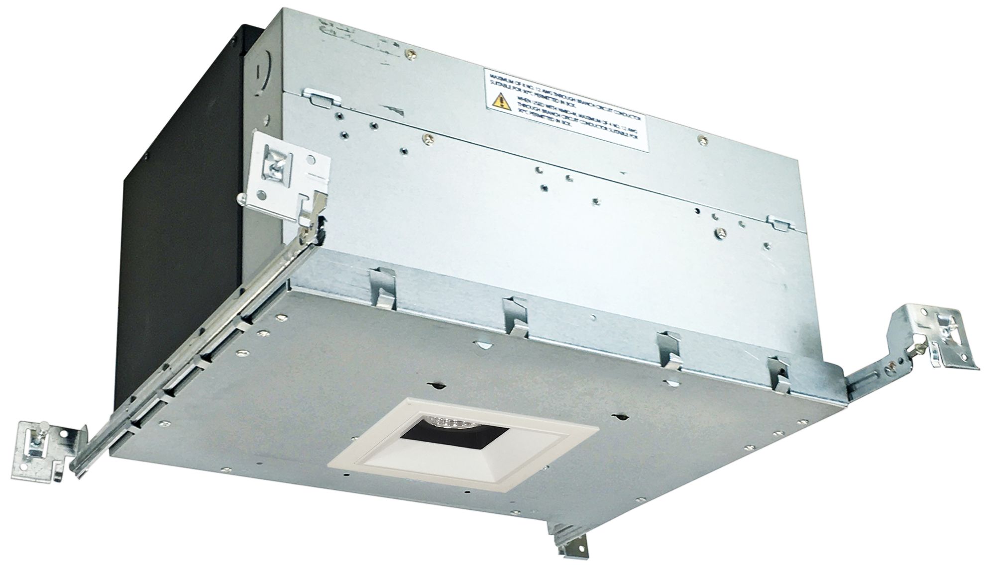 Iolite 4" Black/White-White 1-Head 1000lm LED Recessed Kit