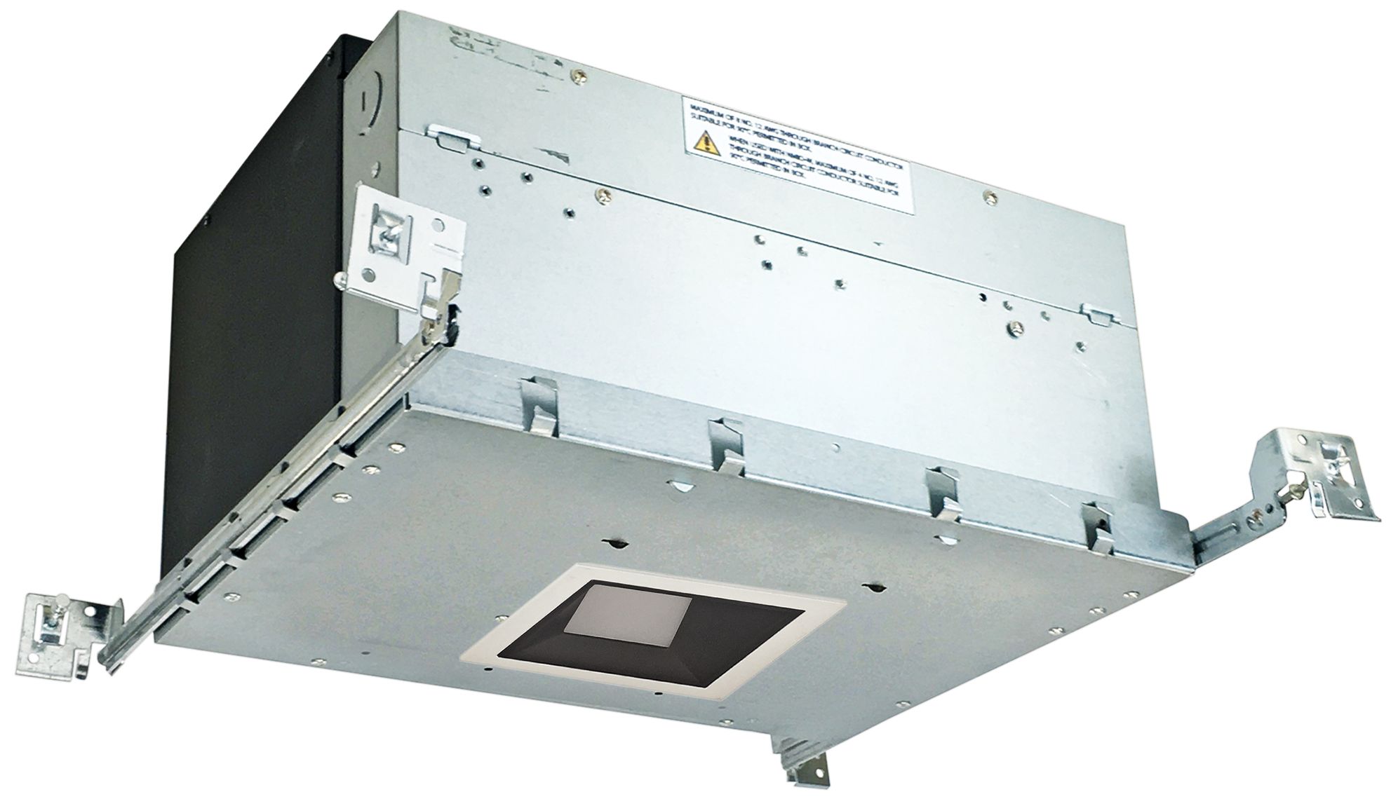 Iolite 4" Black-White 1-Head 800lm LED Wall Wash Recess Kit