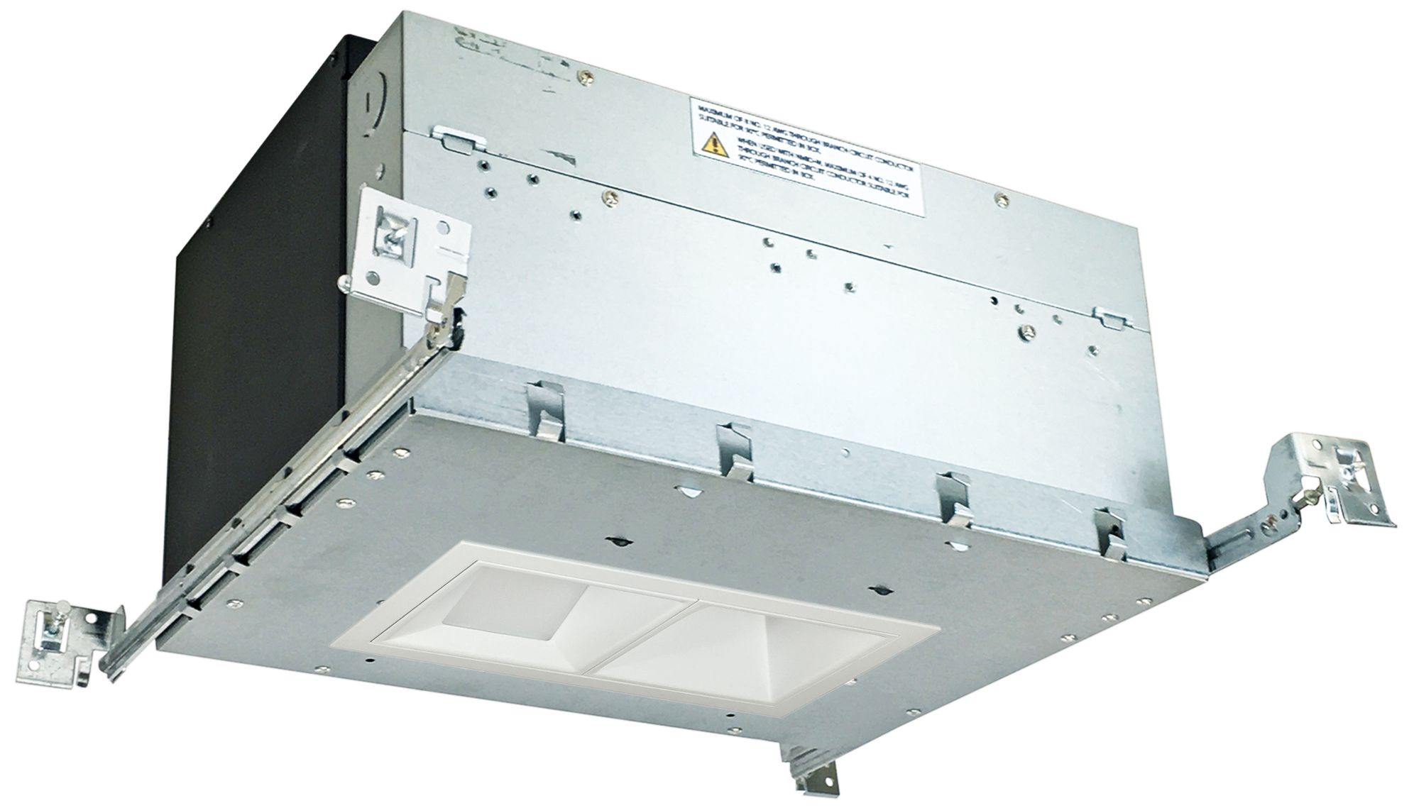 Iolite 4" White 2-Head 1000 Lumen LED Wall Wash Recessed Kit