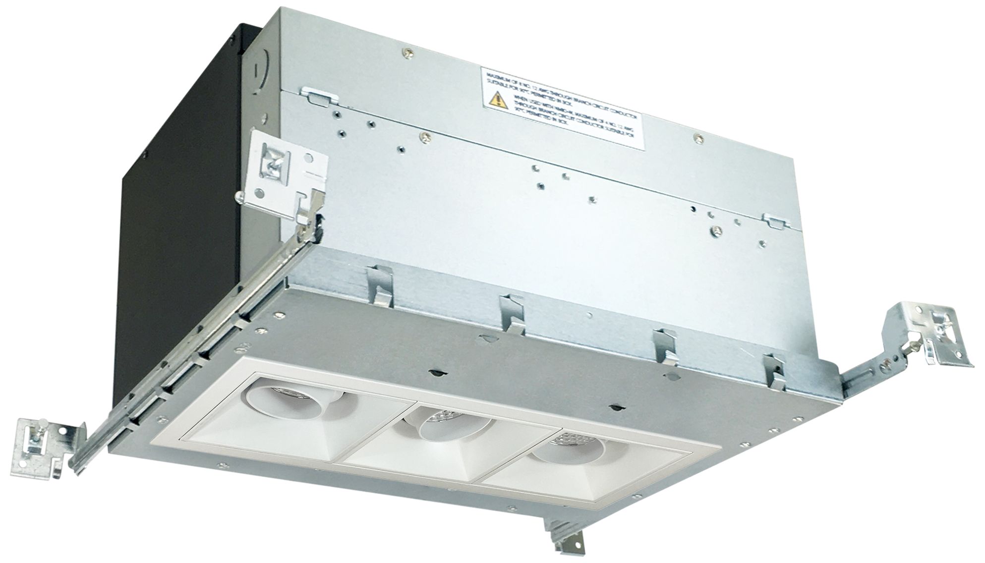 Nora Iolite 4" White 3-Head 800 Lumen LED Snoot Recessed Kit