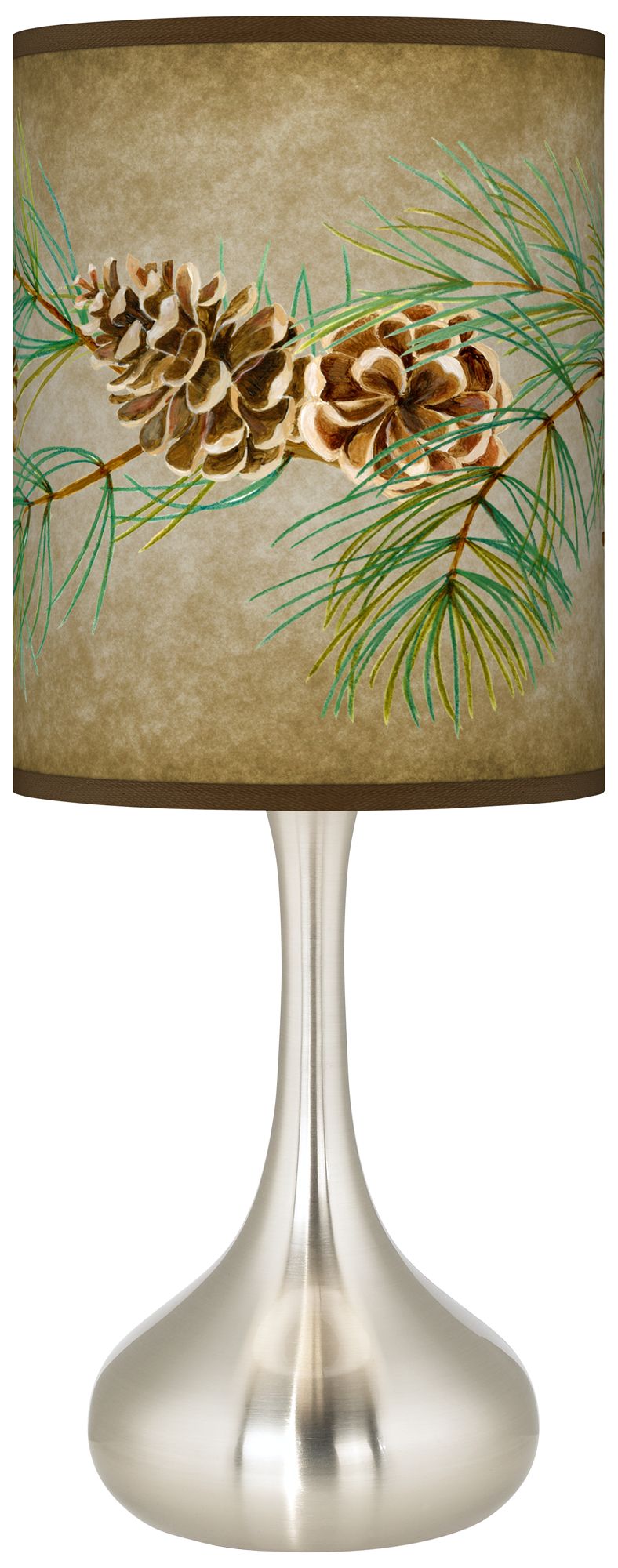 Cone Branch Giclee Droplet Table Lamp