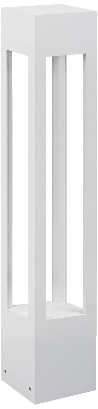 Napa 36" High White Square LED Landscape Bollard Light