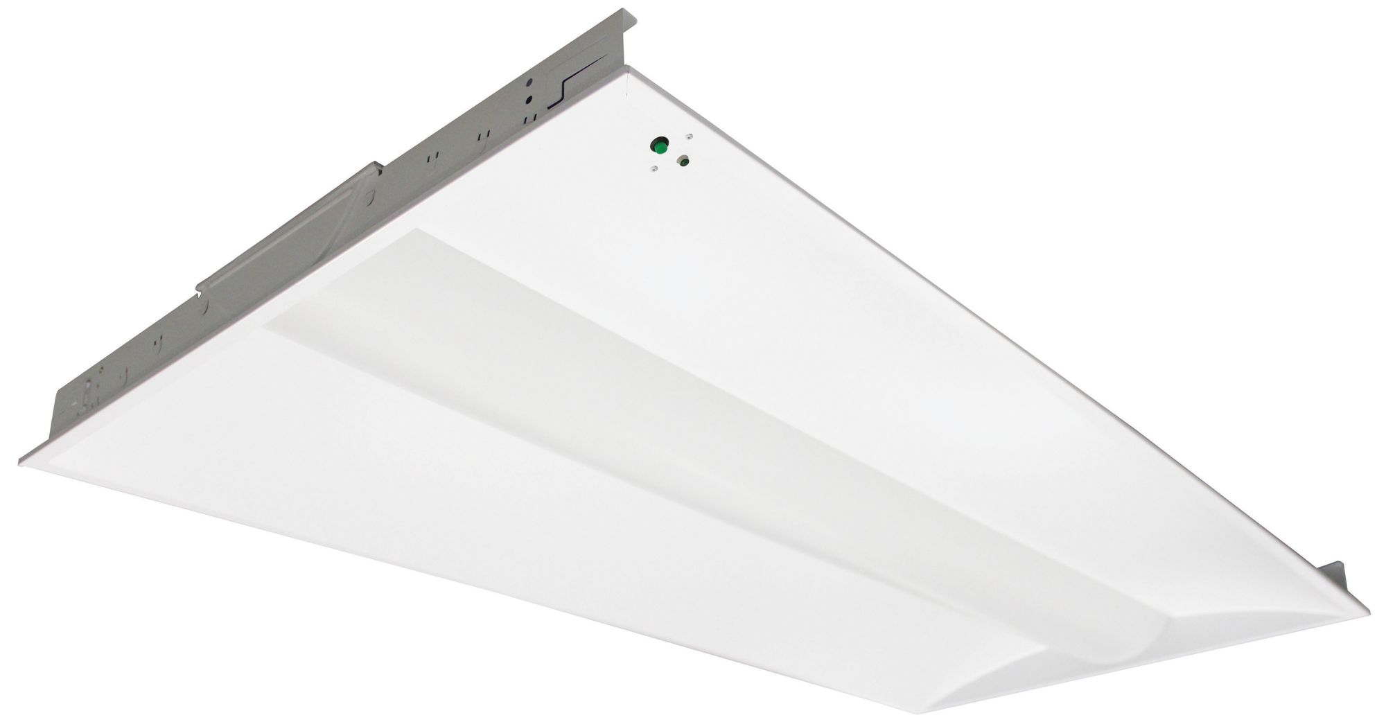 Nuvo 2x4 Foot White 3500K 50W LED Emergency Recessed Troffer