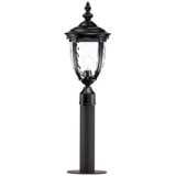 Bellagio 33&quot; High Black Path Light with Low Voltage Bulb