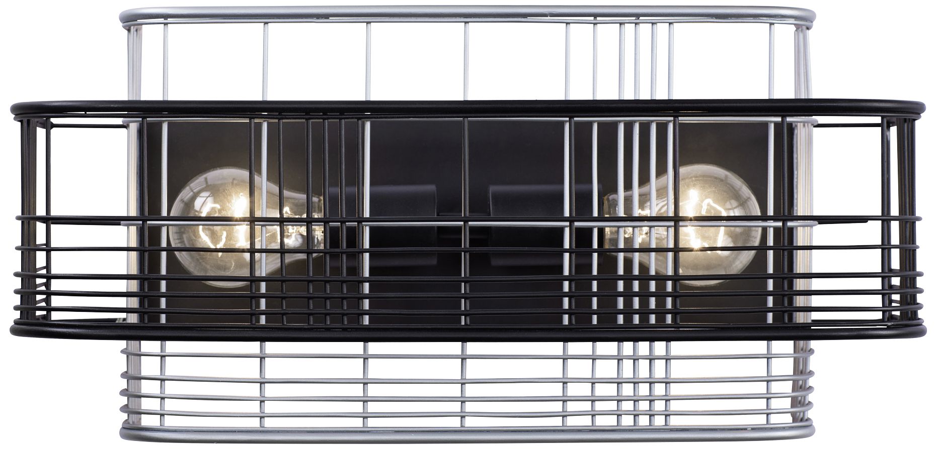 Varaluz Vivienne 12 1/2"H Black and Gray 2-Light Wall Sconce