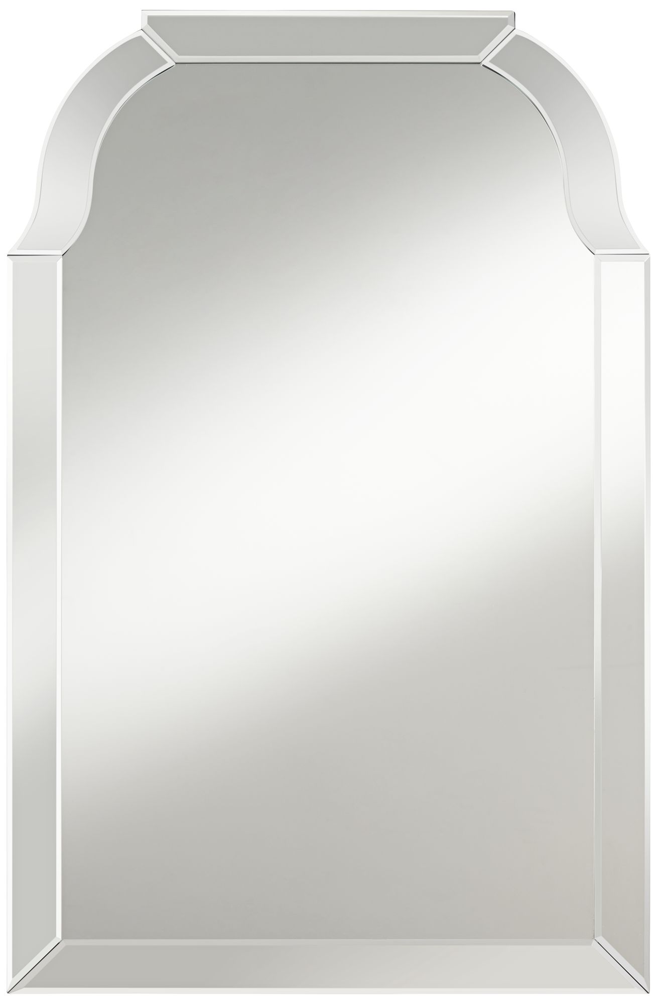 Possini Euro Mayden 23 1/2" x 36" Arch Top Wall Mirror