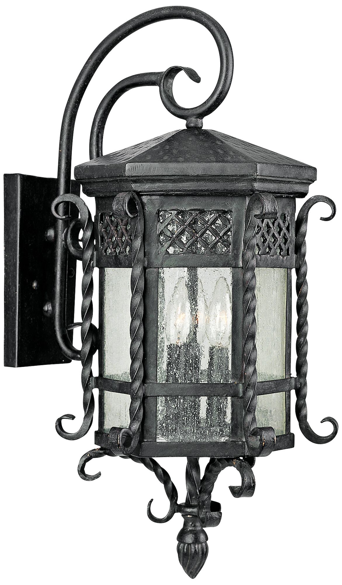 Maxim Scottsdale 23 1/2" High Black Outdoor Wall Light