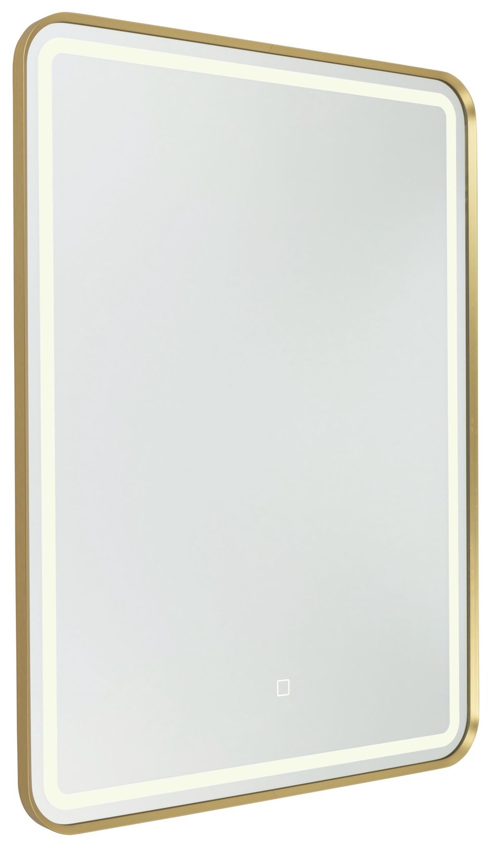 Artcraft Reflections 23.6" Wide Brushed Brass Mirror