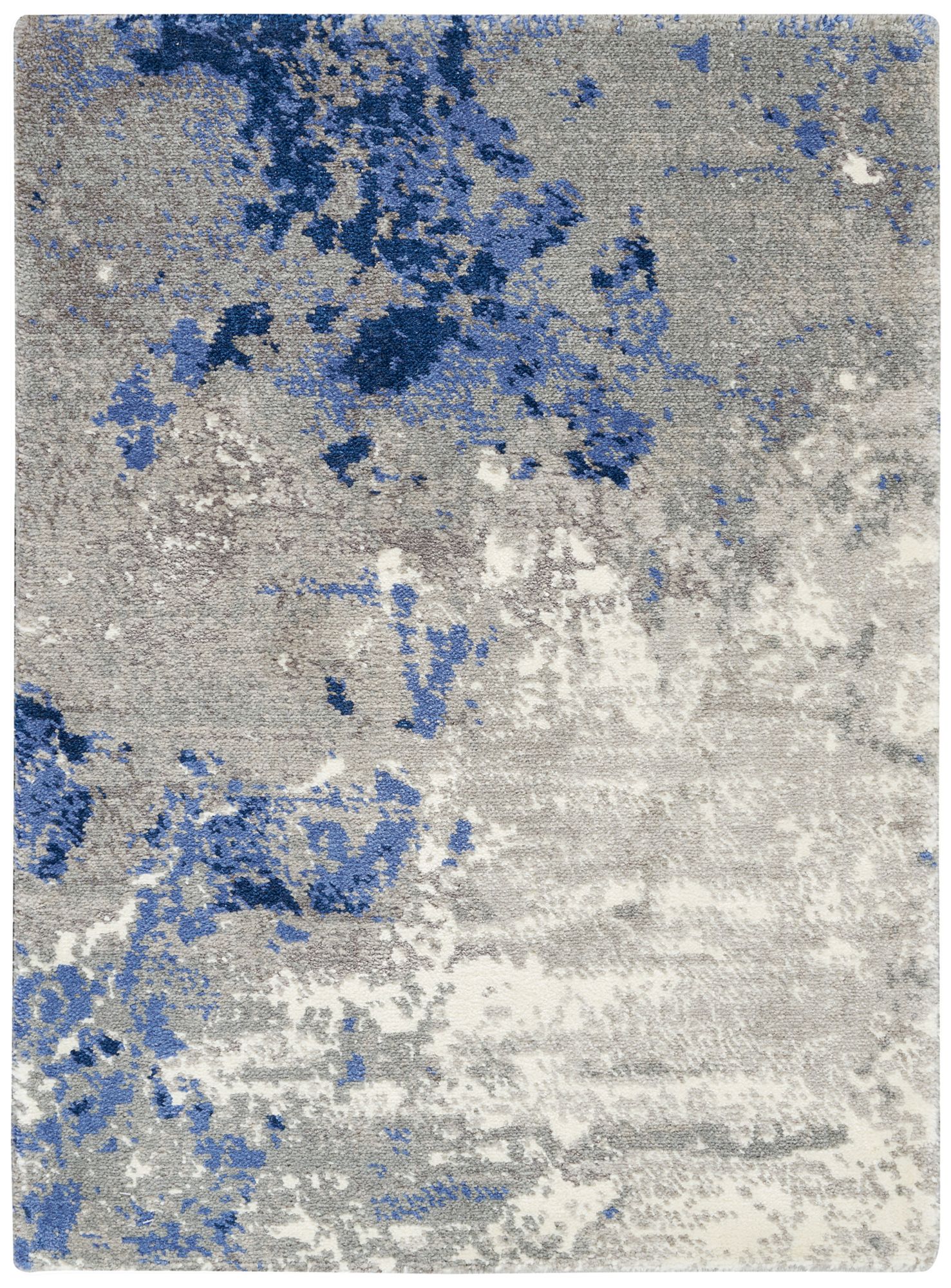 Nourison Twilight Twi22 2'x3' Blue Gray Rectangular Area Rug