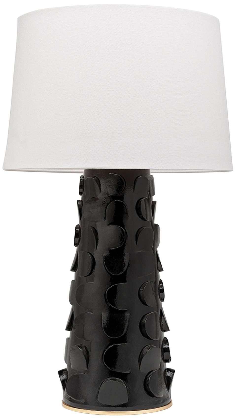 Mitzi Naomi Black Lustro Ceramic Table Lamp
