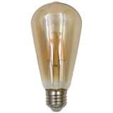 100W Equivalent Amber 15W LED Dimmable Edison ST21 Bulb