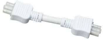 Vivid 3" Wide White Under Cabinet Connector Cord