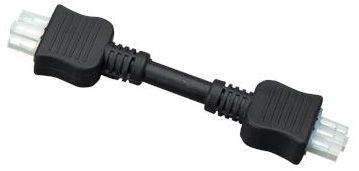 Vivid 6" Wide Black Under Cabinet Connector Cord