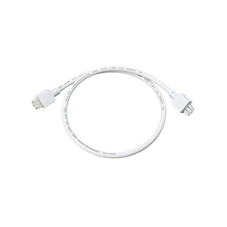 Image 1 Vivid 18" Wide White Under Cabinet Connector Cord