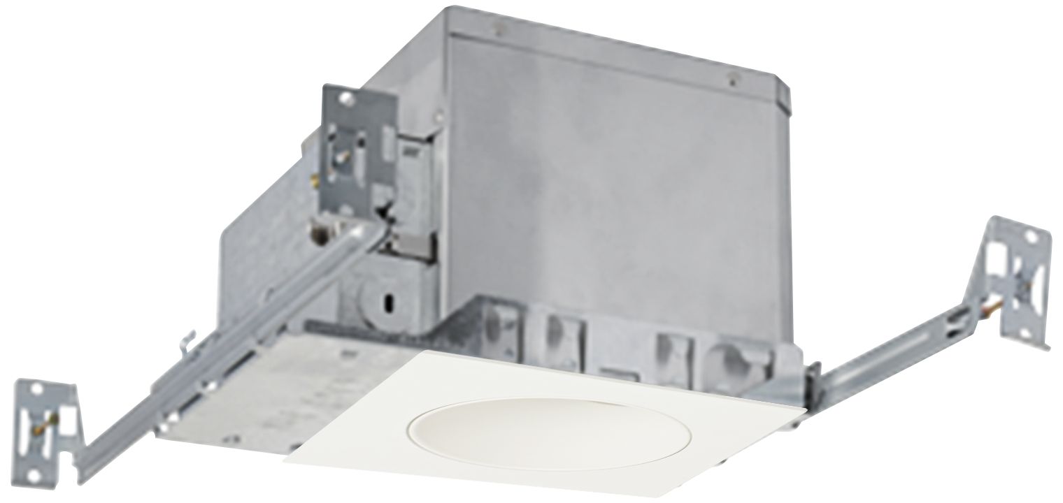 3" White 950lm LED Adjustable Square Reflector Recessed Kit