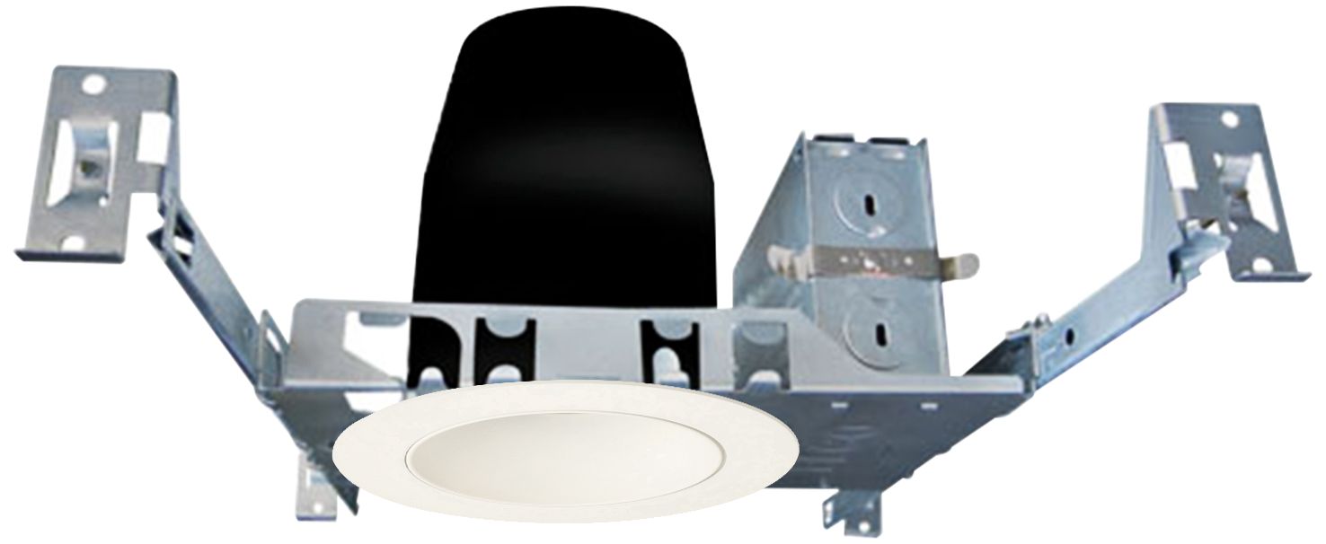 3" White 950 Lumen LED Standard Round Reflector Recessed Kit