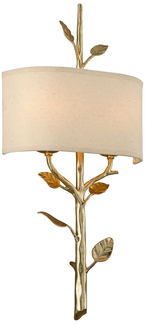 Almont 26" High Gold Leaf Nature Inspired Wall Sconce 77F52 Lamps Plus